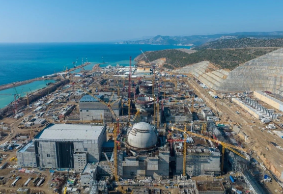 阿庫尤核電站設備陸續到位 部分部件正從中國運抵土耳其