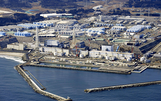 日本福島第一核電站暫停排放核污水